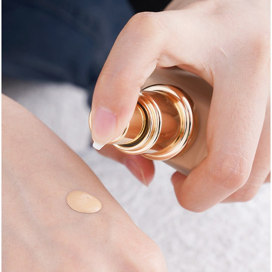 Dw Estee Lauder Holding Makeup Foundation Pump Head Original Special Vacuum Pressing Duckbill Sprinkler Counter 30ml Dress