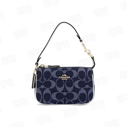 Coco Pearl Chain Mahjong Bag Retro Full Print Old Flower Underarm Bag Portable Women's Bag Fashionable Shoulder Crossbody Bag