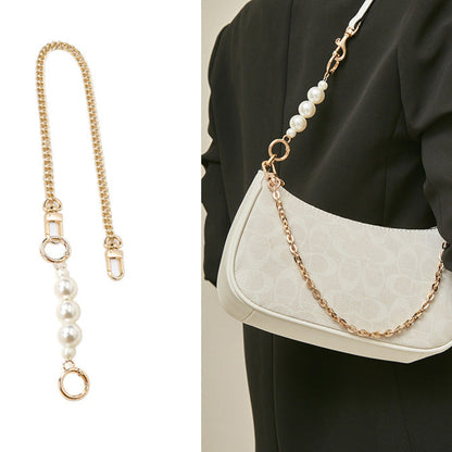 Hengjiang Accessories Suitable For Kouchi Mahjong Bag Chain Accessories Pearl Extension Chain Bag With Underarm Bag Decorative Chain