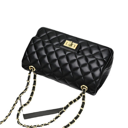 Small Fragrant Lingge Chain Bag 2022 New Large Bag Celebrity Temperament Single Shoulder Messenger Bag Large Capacity Foreign Style Portable