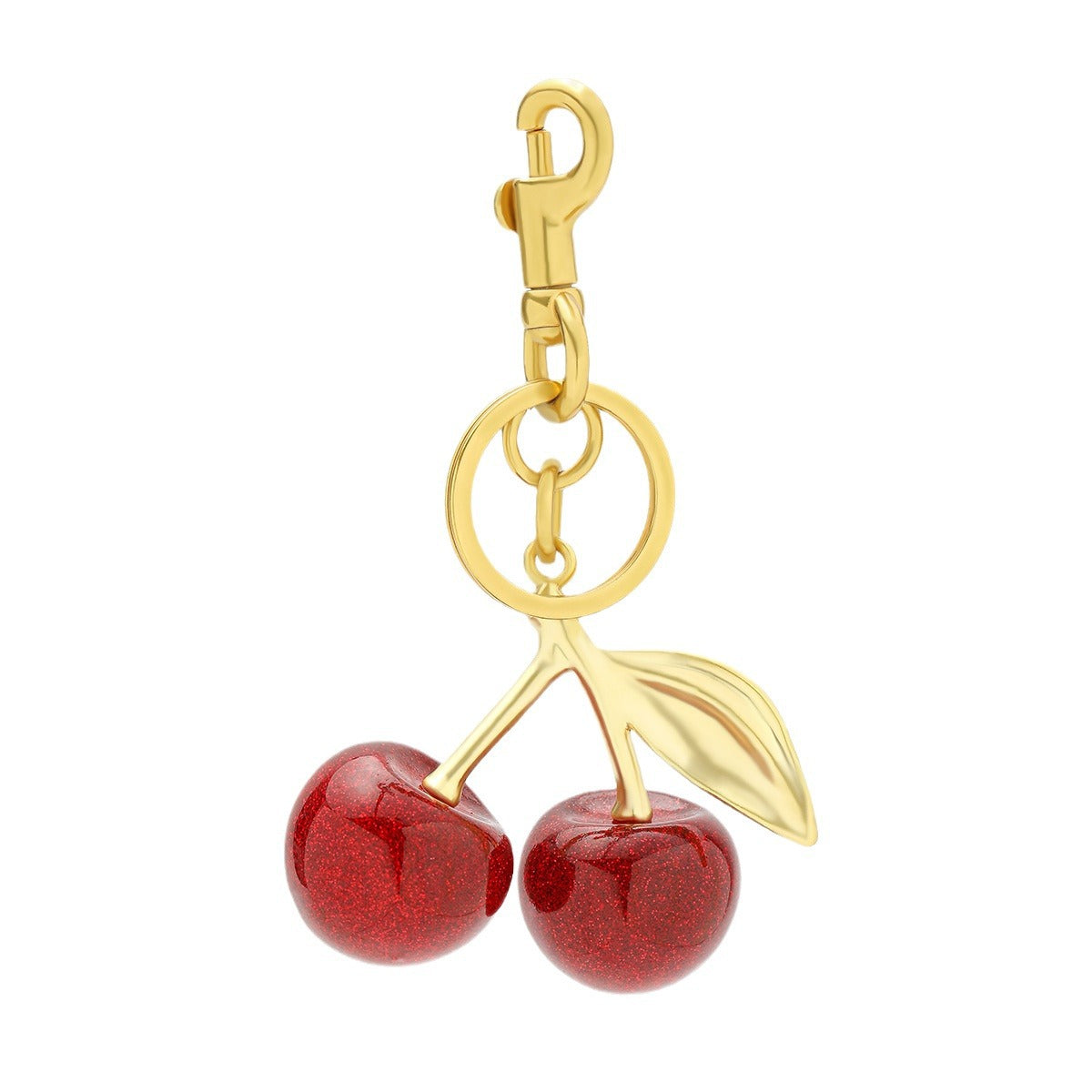 Cherry Fruit Bag Pendant Cherry Keychain Handbag Pendant Creative Lady Gift Car Decoration