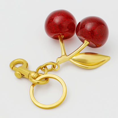 Cherry Fruit Bag Pendant Cherry Keychain Handbag Pendant Creative Lady Gift Car Decoration